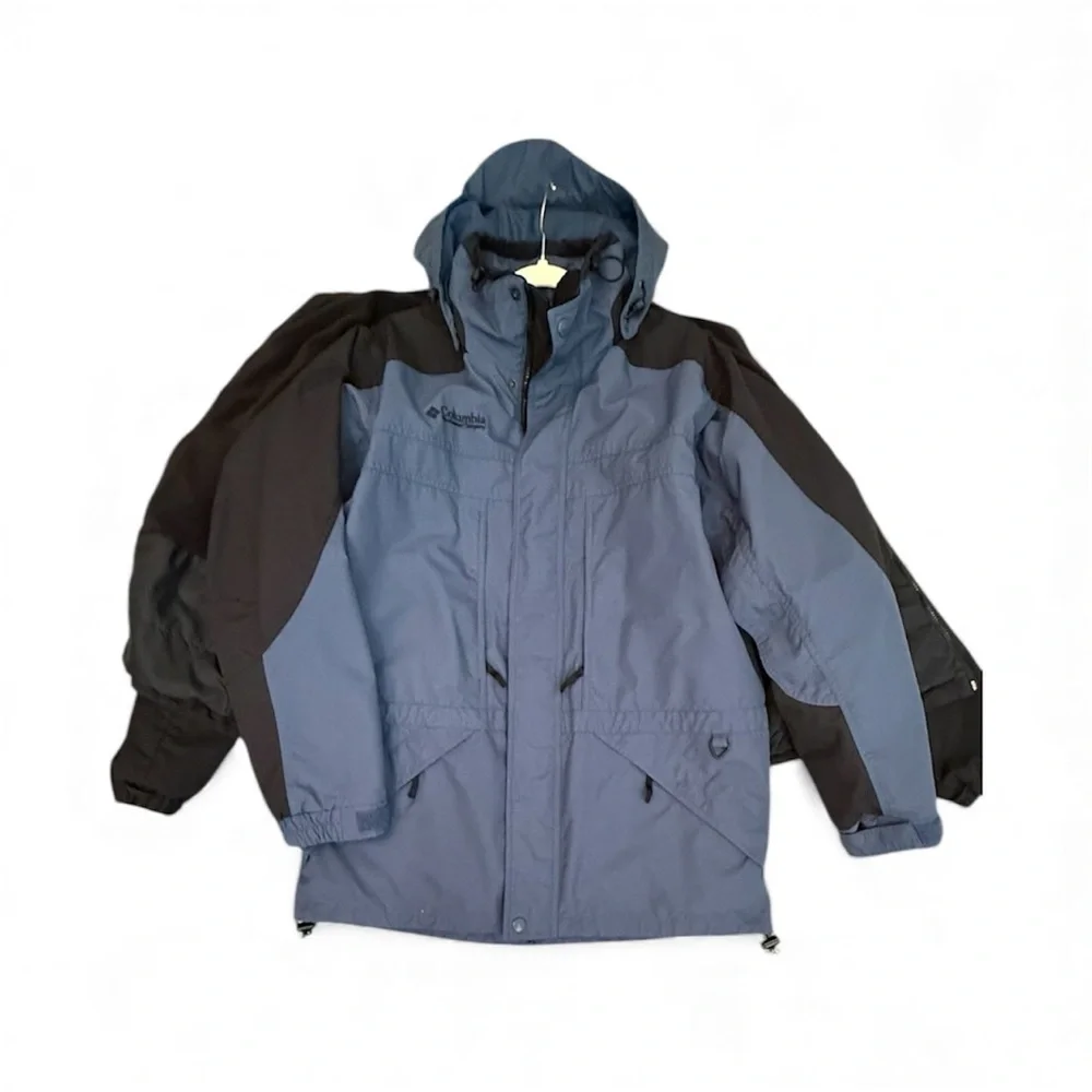 Vintage Columbia 3 in 1 Core Interchange Ski Jacket w/removable Fleece Liner szM